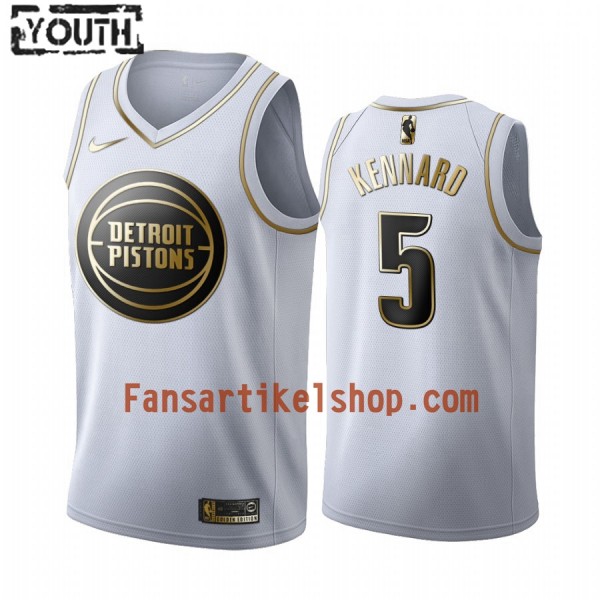 NBA Detroit Pistons Trikot Luke Kennard 5 Nike 2019-2020 Weiß Golden Edition Swingman - Kinder NBA Detroit Pistons Trikot Luke Kennard 5 Nike 2019-2020 Weiß Golden Edition Swingman - Kinder